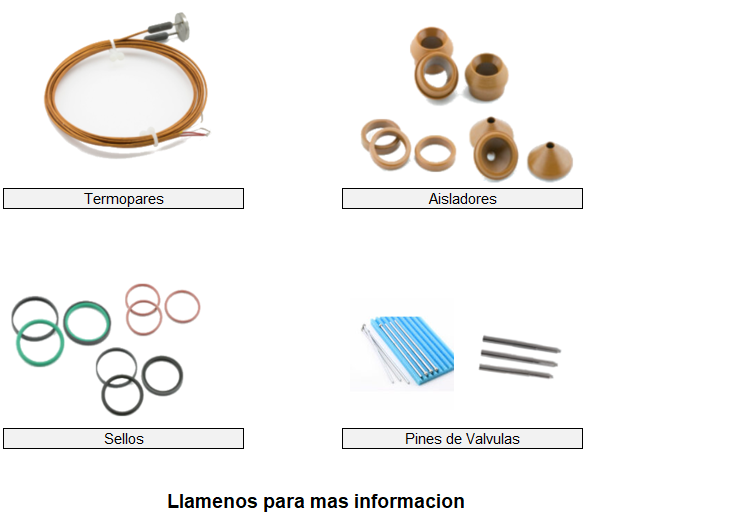 Refacciones Colada Caliente